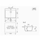 Кухонная мойка Maretti Kitchen KT565-BL, черный