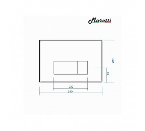 Комплект Maretti 3 в 1: унитаз UM10PBM51-560, инсталляция AC11P5211, кнопка AC12UM-560