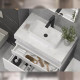 Столешница Velvex Unit 80 белый мрамор