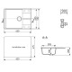 Кухонная мойка Ulgran Quartz Prima 650-07, уголь