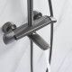 Душевая система Rose R3936T, оружейная сталь