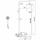 Душевая система Fmark FS8345-35, сатин