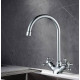 Смеситель для кухни WesnaArt RASSVET RAS02-110, хром
