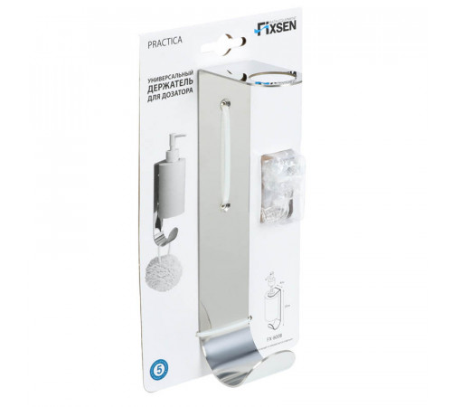 Дозатор жидкого мыла FIXSEN PRACTICA FX-800B, хром
