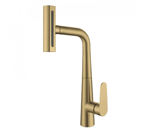 Смеситель для кухни Fmark FS8277C, матовое золото