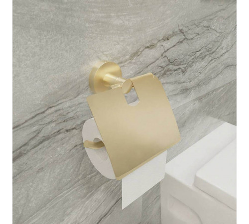 Держатель для туалетной бумаги FIXSEN COMFORT    GOLD FX-87010, золото матовое
