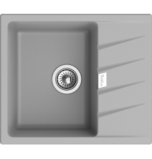 RIVELATO Мойка RAUM 58  1-чаша 580*500мм grigio metallizzato арт.