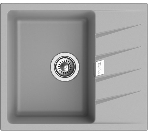 RIVELATO Мойка RAUM 58  1-чаша 580*500мм grigio metallizzato арт.