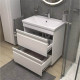 Тумба с раковиной напольная VIGO Holly 040, 70 см