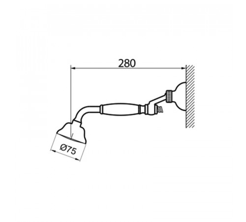 Душевой гарнитур Webert Shower Set AC0704015, хром