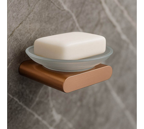Мыльница Knotlor SD101RB, бронза