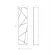 Пенал (45см) VIGO Geometry pn.GEO.45 бетон, бетон
