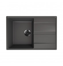 Кухонная мойка Ulgran Quartz Prima 750-09, мокрый асфальт