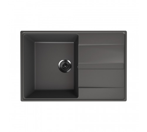Кухонная мойка Ulgran Quartz Prima 750-09, мокрый асфальт