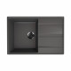 Кухонная мойка Ulgran Quartz Prima 750-09, мокрый асфальт