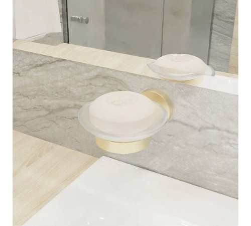 Мыльница FIXSEN COMFORT GOLD FX-87008, золото матовое