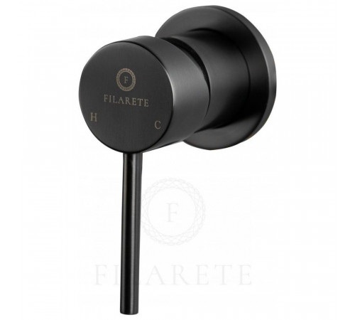 Смеситель для раковины встраиваемый FILARETE Roun FL4020BG, графит