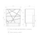 Тумба под раковину напольная VIGO Geometry 016, 70 см