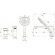 Смеситель на борт ванны Bravat Iguassu F5173218CP-1-RUS, хром