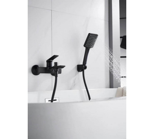 Смеситель для ванны Knotlor KN-71/BL, черный
