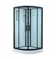 Душевая кабина Timo Standart Black T-6601B, 100x100x220