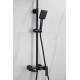 Душевая система Knotlor KN-72/BL, черный