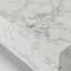 Столешница Velvex Unit 160, белый мрамор