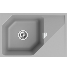 RIVELATO Мойка LOCUS 75  1-чаш 750*500  grigio metallizzato арт.