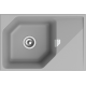 RIVELATO Мойка LOCUS 75  1-чаш 750*500  grigio metallizzato арт.