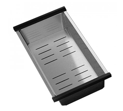 Кухонная мойка Ulgran Steel 680x500, вороненая сталь