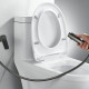 Гигиенический душ со смесителем Raffine F0599T-1, оружейная сталь