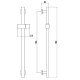 Душевая штанга Fmark FS90466H, черный