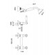 Смеситель для душа Fiore COLONIALE 02CO0602, хром/золото