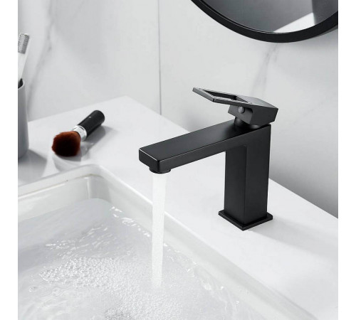 Смеситель для раковины Raffine F0196H, черный