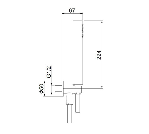 Душевой гарнитур Webert Shower Set AC1046010, золото