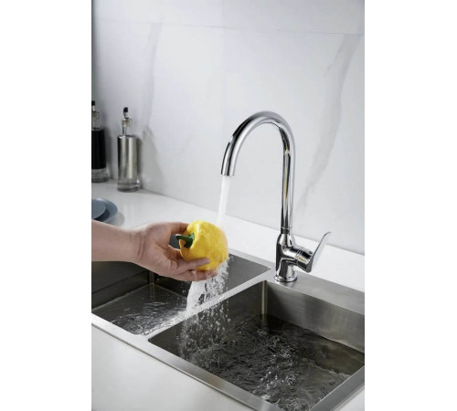 Смеситель для кухни Knotlor KN-51, хром