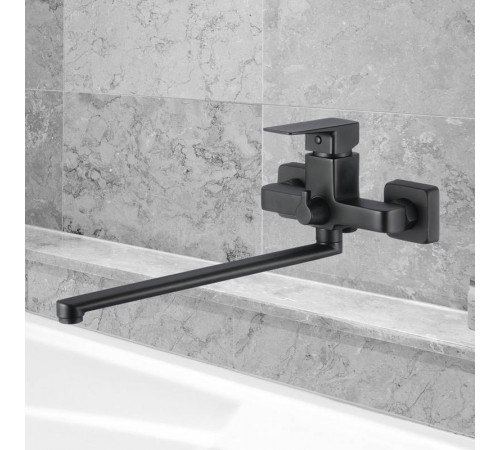 Смеситель для ванны WesnaArt NARCIS NAR06-320BL-25221, черный