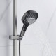 Душевая система Rose R1056T, оружейная сталь