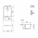 Кухонная мойка Ulgran Quartz Forte 460-06, трюфель