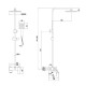 Душевая система Fmark FS8645-1Q, графит