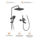 Душевая система Prohanss P60.24.09, графит