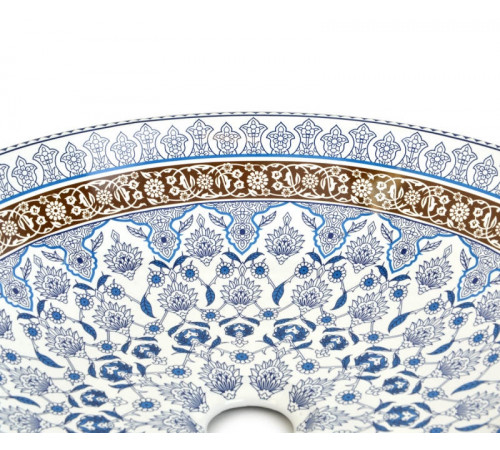 Раковина чаша Bronze de Luxe Марракеш 1008, синий