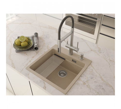 Кухонная мойка Grandex Aqua Comfort 500403, бежевый