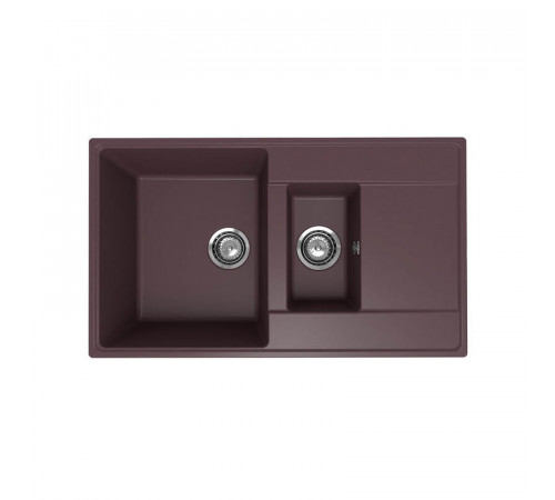 Кухонная мойка Ulgran Quartz Prima 860 1,5K-06, трюфель