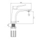 Смеситель для раковины Prohanss P62.10.09, графит