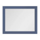 Зеркало с подсветкой La Fenice Cubo Blue Grigio 80х60, синее