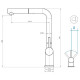 Смеситель для кухни Grandex Aqua Handy-P 9020962, медь