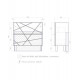 Тумба под раковину напольная VIGO Geometry tn.bsf.GEO.9696.80.2Y, 80 см