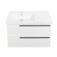 Раковина на тумбу La Fenice Cubo CU.NN.90L, чаша слева