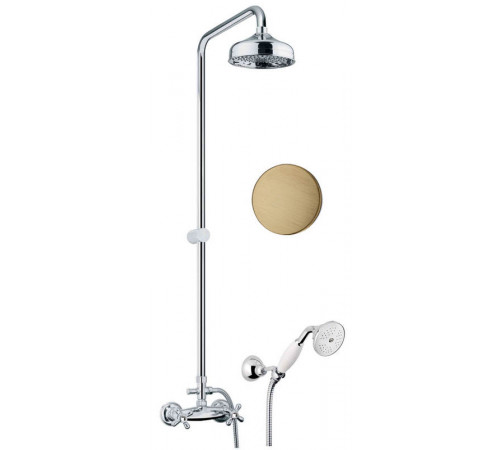 Душевая система Fiore MARGOT SKY (SWAROVSKI®) 01ZZ0620, бронза